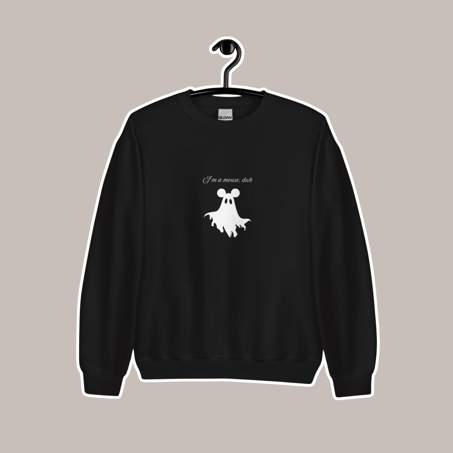 I'm a Mouse Crewneck | Black