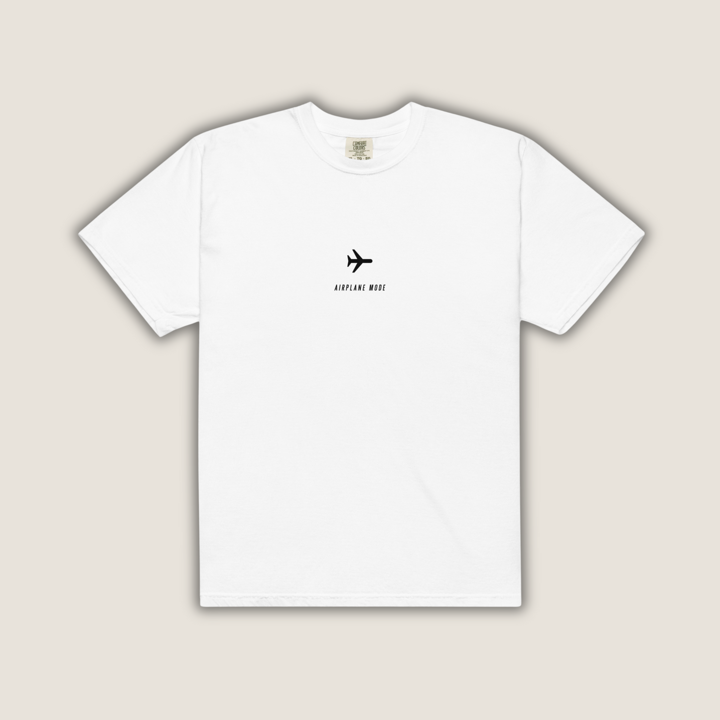 Airplane Mode Comfort Colors Tee | White