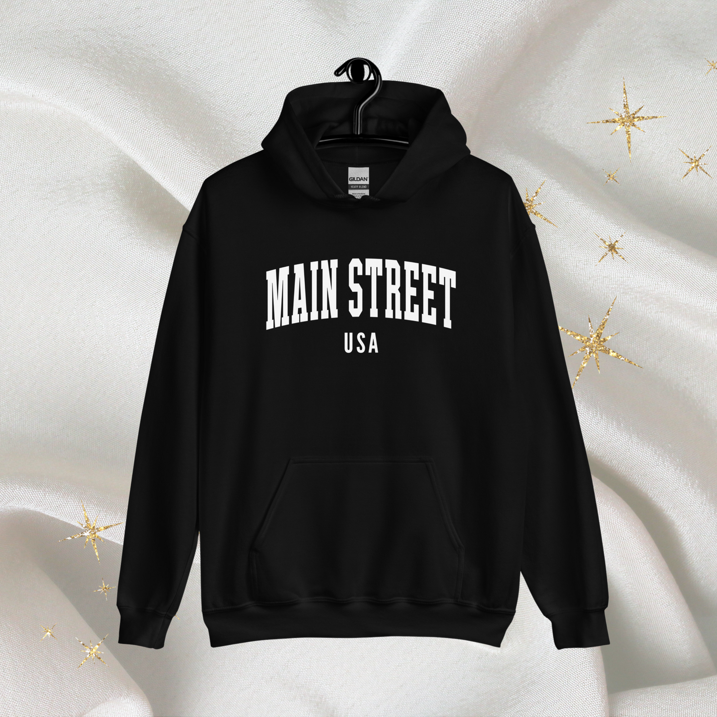 Main Street USA Hoodie | Black