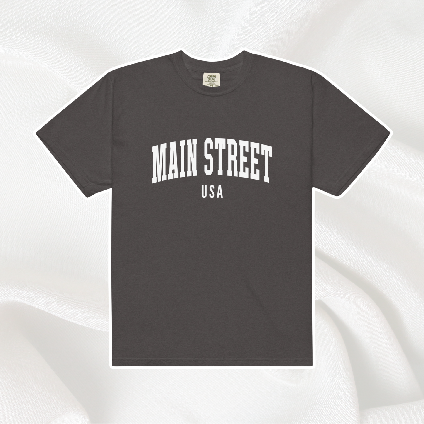 Main Street USA Comfort Colors T-shirt | Graphite