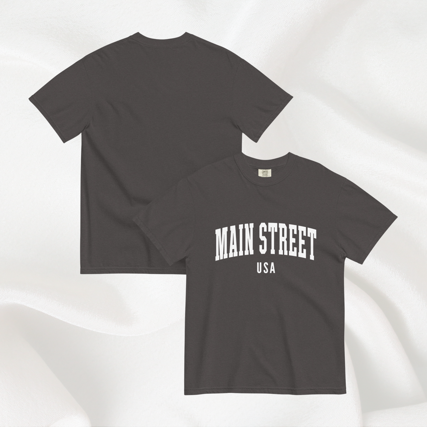 Main Street USA Comfort Colors T-shirt | Graphite