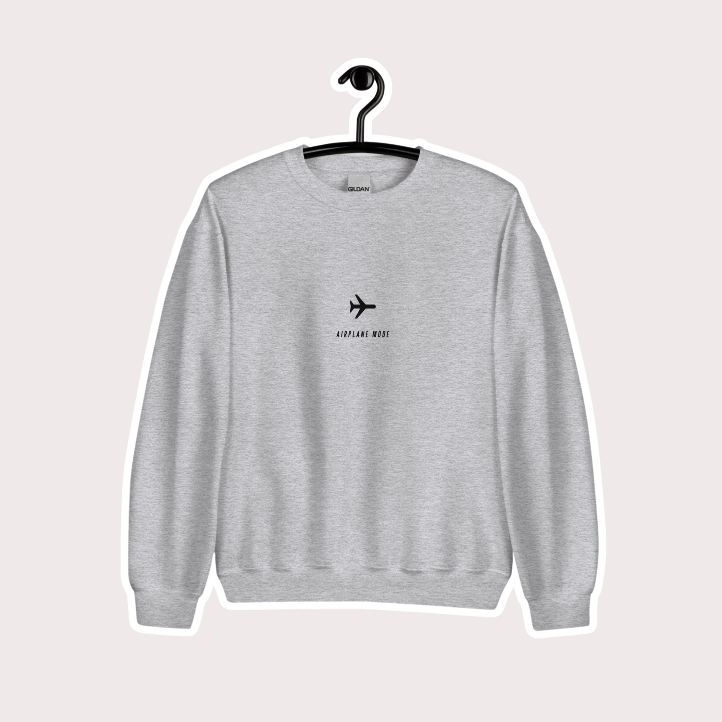 Airplane Mode Crewneck | Sport Gray