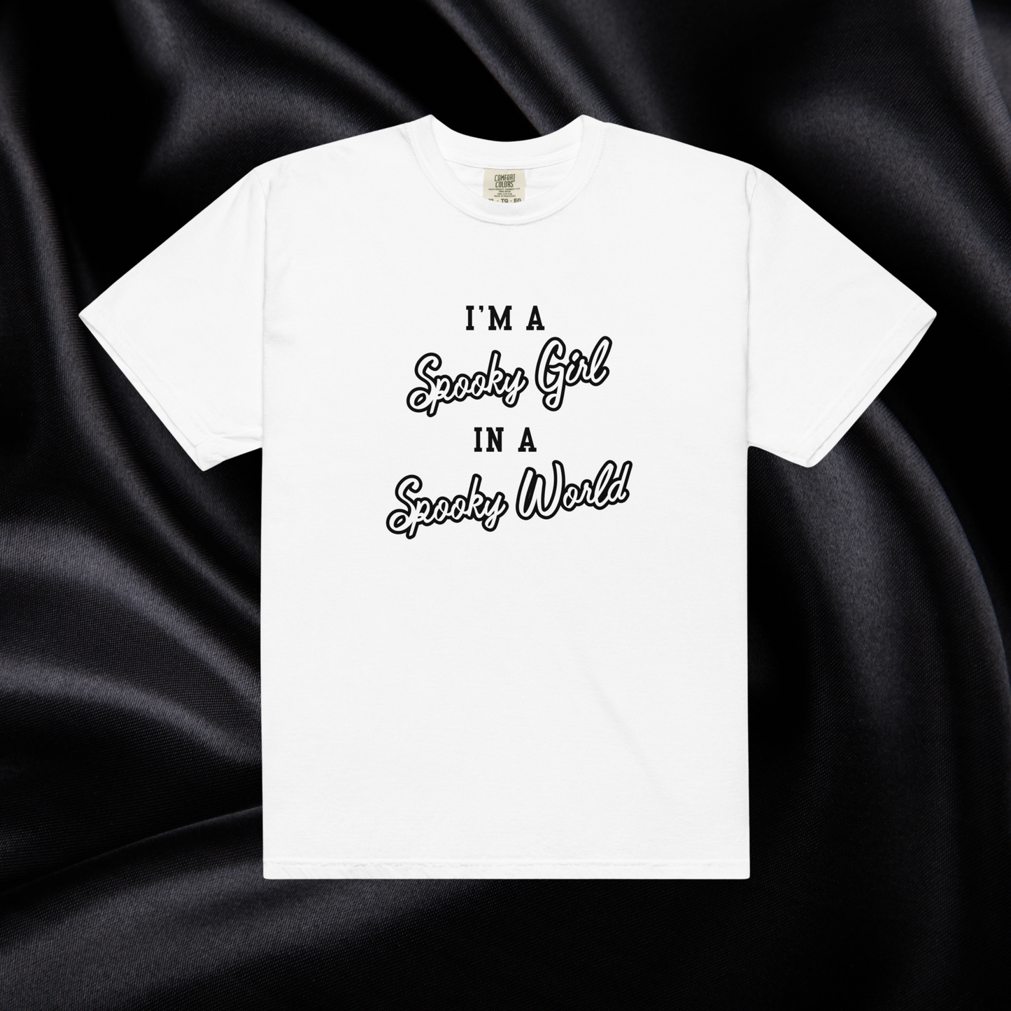 Spooky Girl Comfort Colors Tee | White