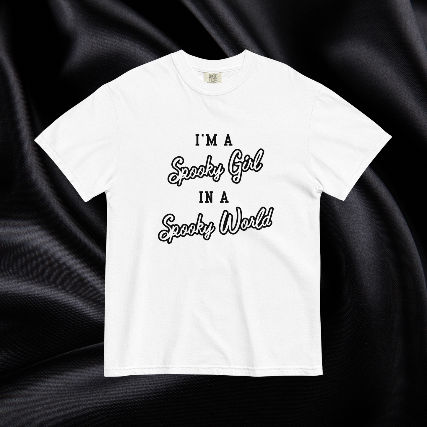 Spooky Girl Comfort Colors Tee | White