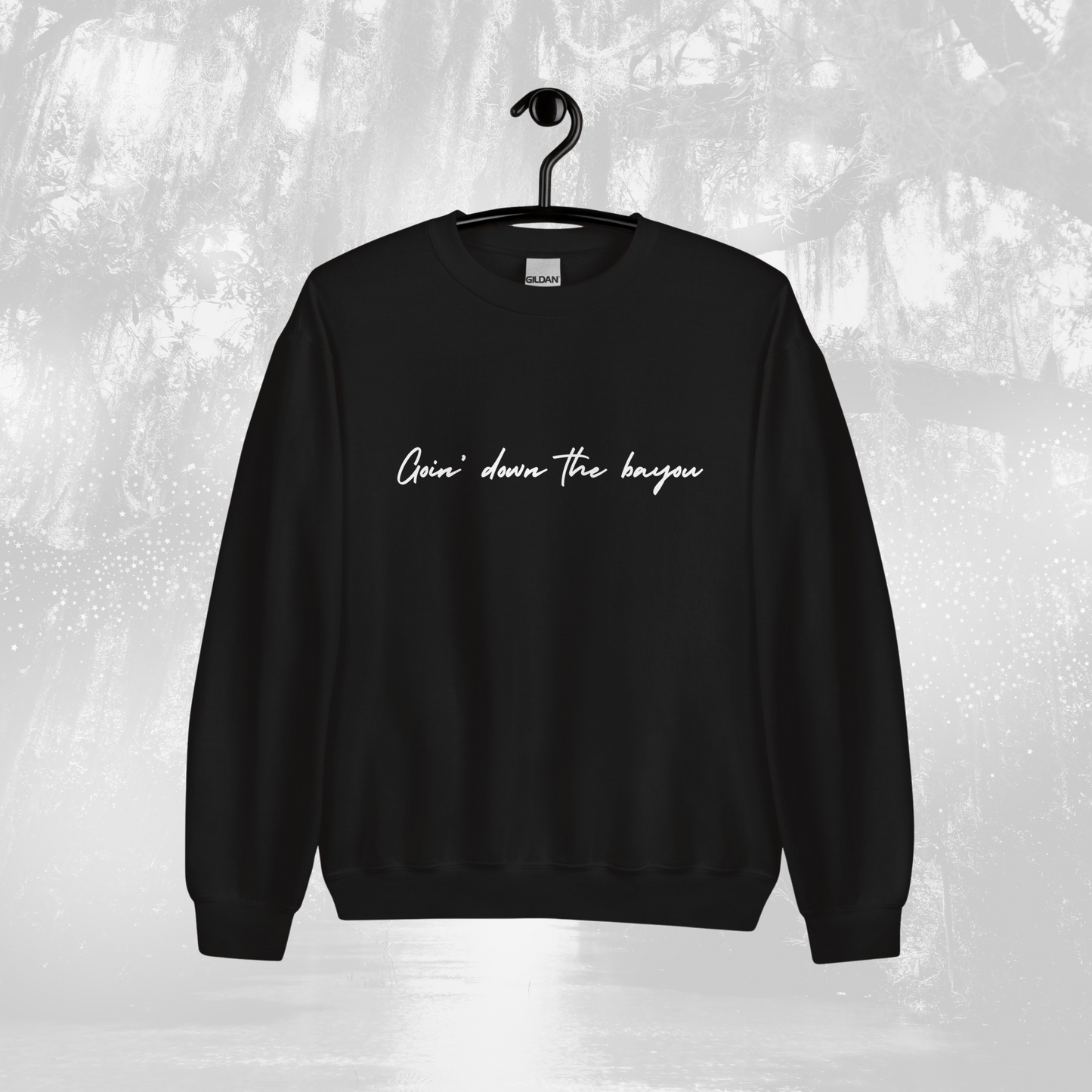 The Bayou Crewneck | Black