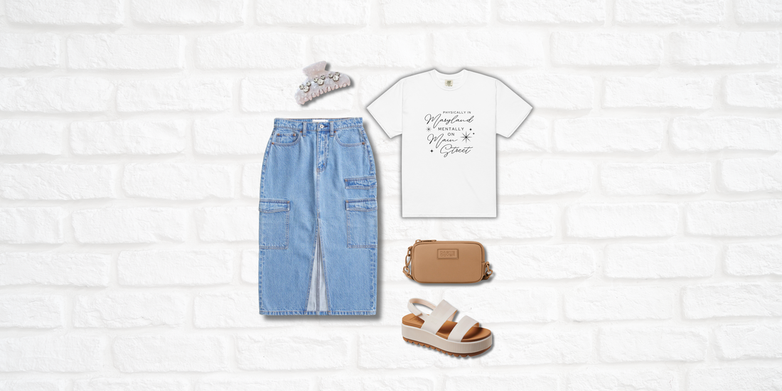 A Dash of Denim: 3 Disney-Inspired Outfits Ft. Denim Skirts