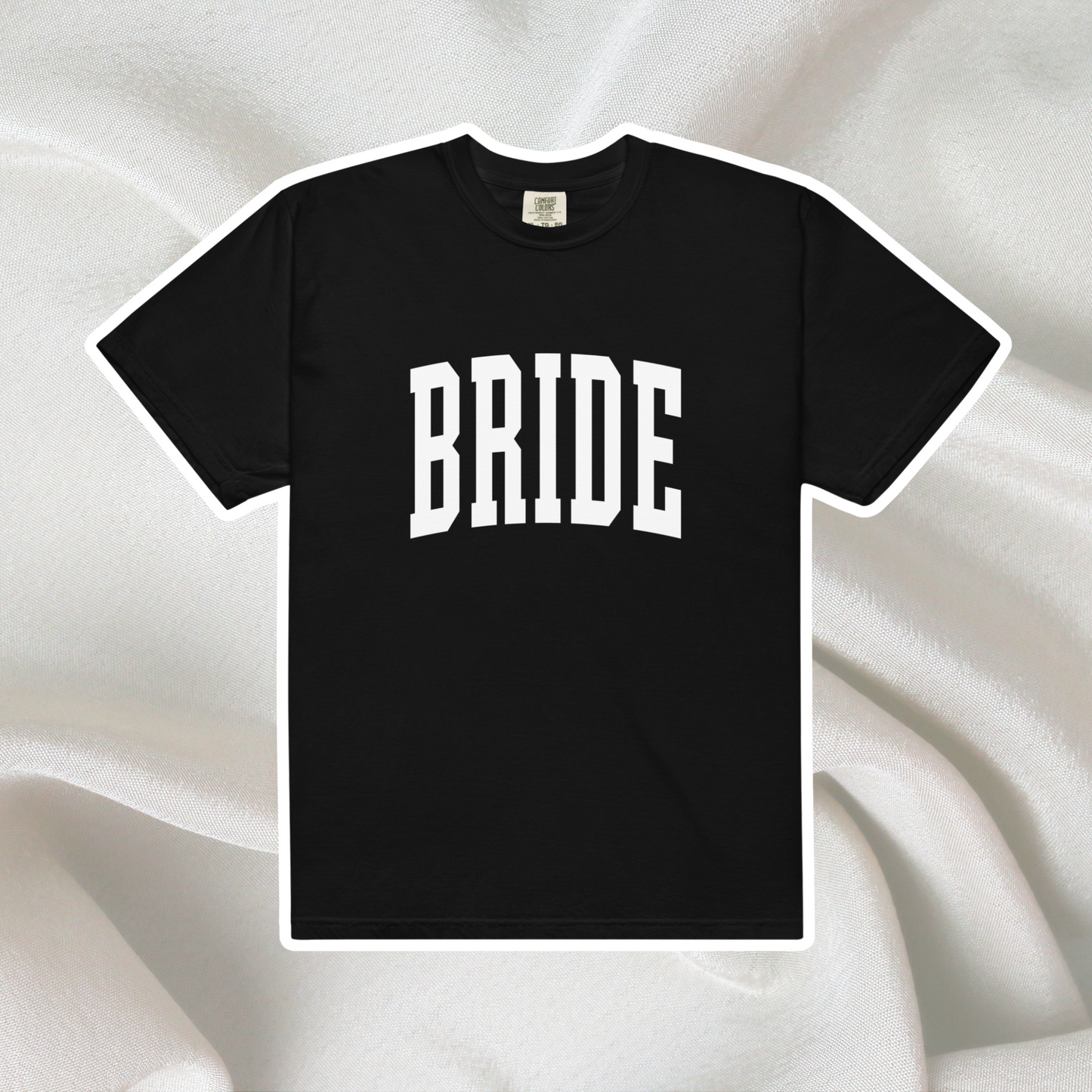 Varsity Bride Comfort Colors Tee | Black