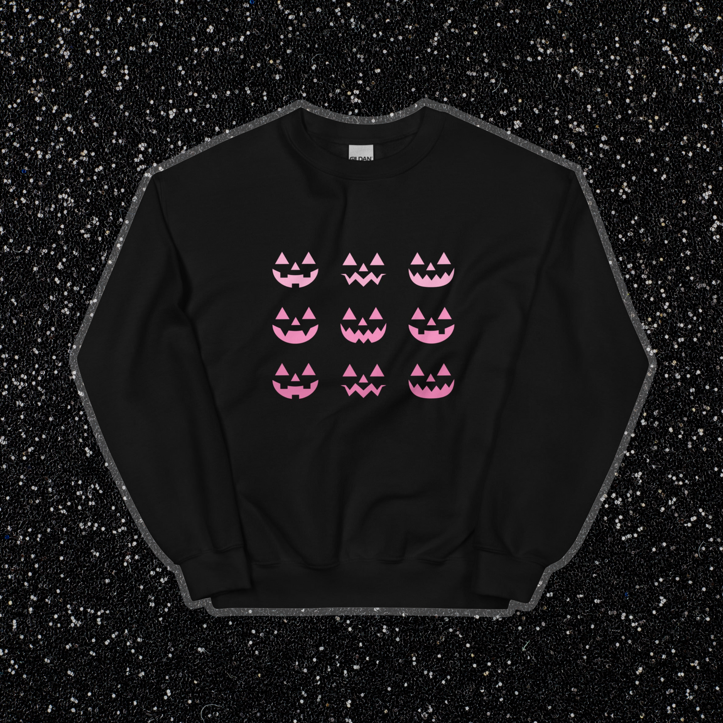 Pink Pumpkins Crewneck | Black