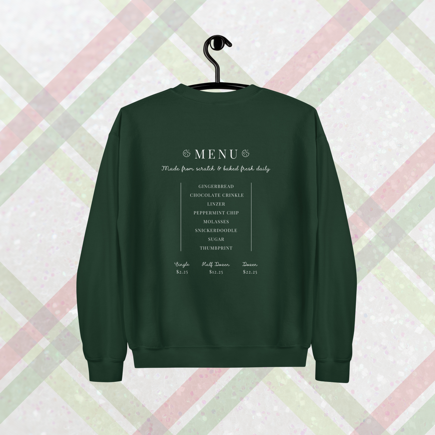 Kringle's Cookie Co. Crewneck | Forest Green