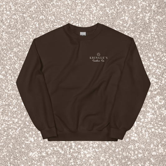 Kringle's Cookie Co. Crewneck | Dark Chocolate