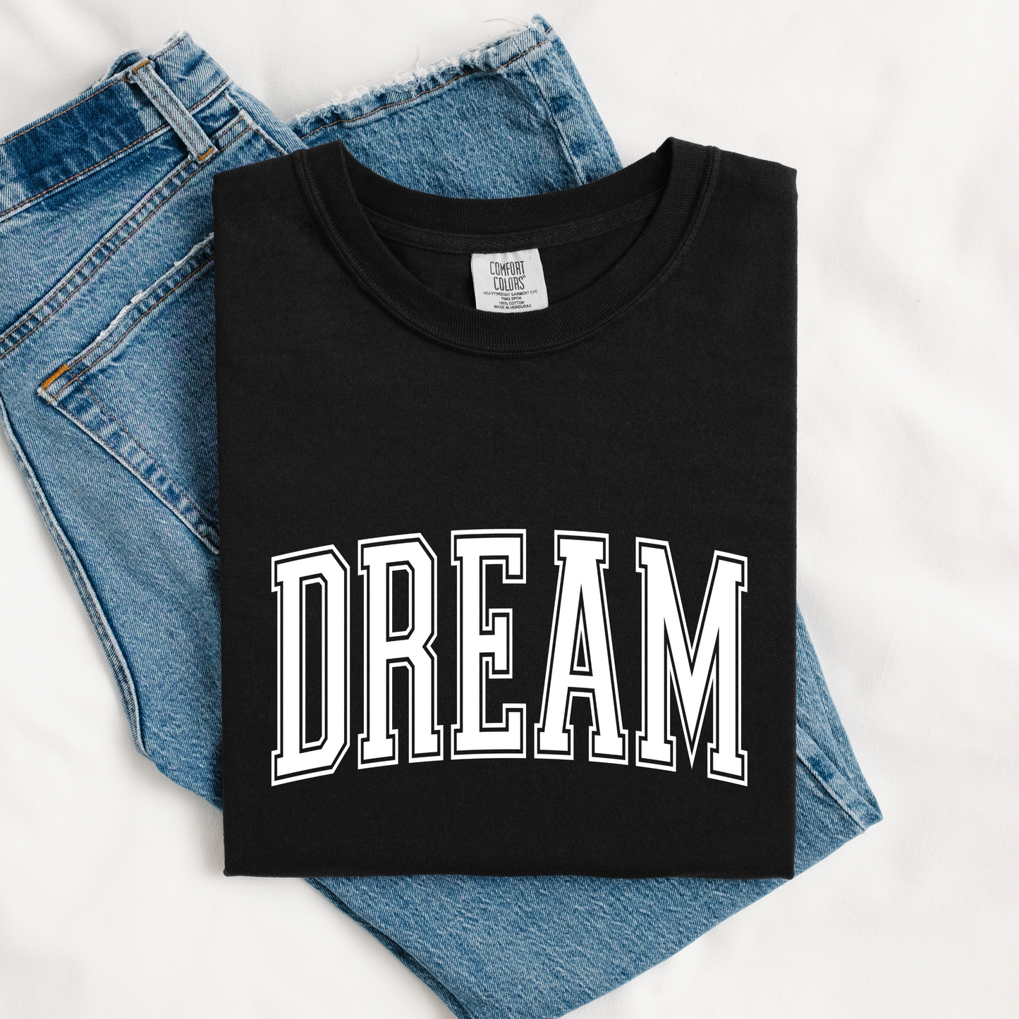 Varsity Dream Comfort Colors Tee | Black