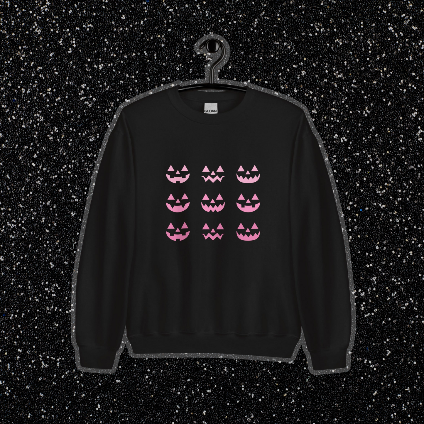 Pink Pumpkins Crewneck | Black