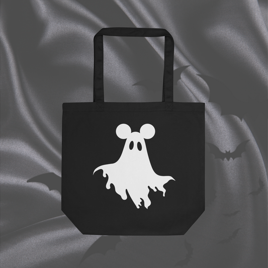 Ghost Mouse Organic Tote | Black