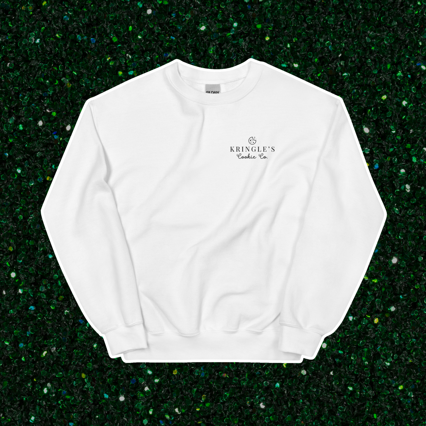 Kringle's Cookie Co. Crewneck | White