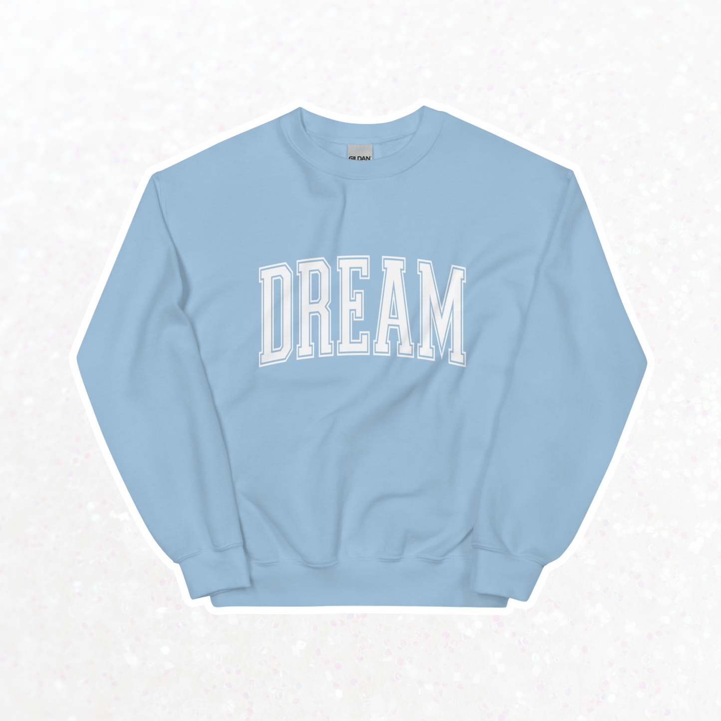 Varsity Dream Crewneck | Light Blue