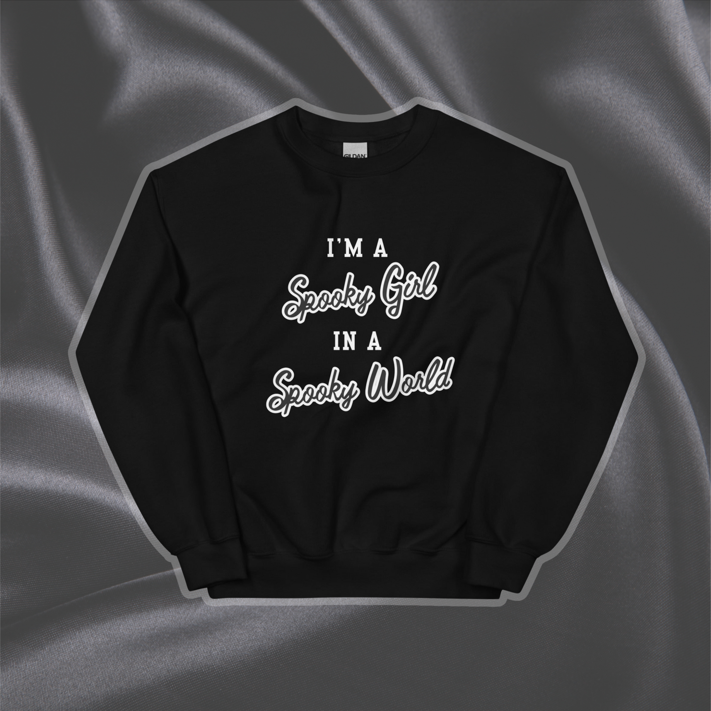 Spooky Girl Crewneck | Black