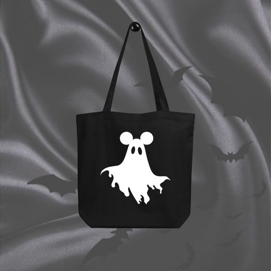 Ghost Mouse Organic Tote | Black