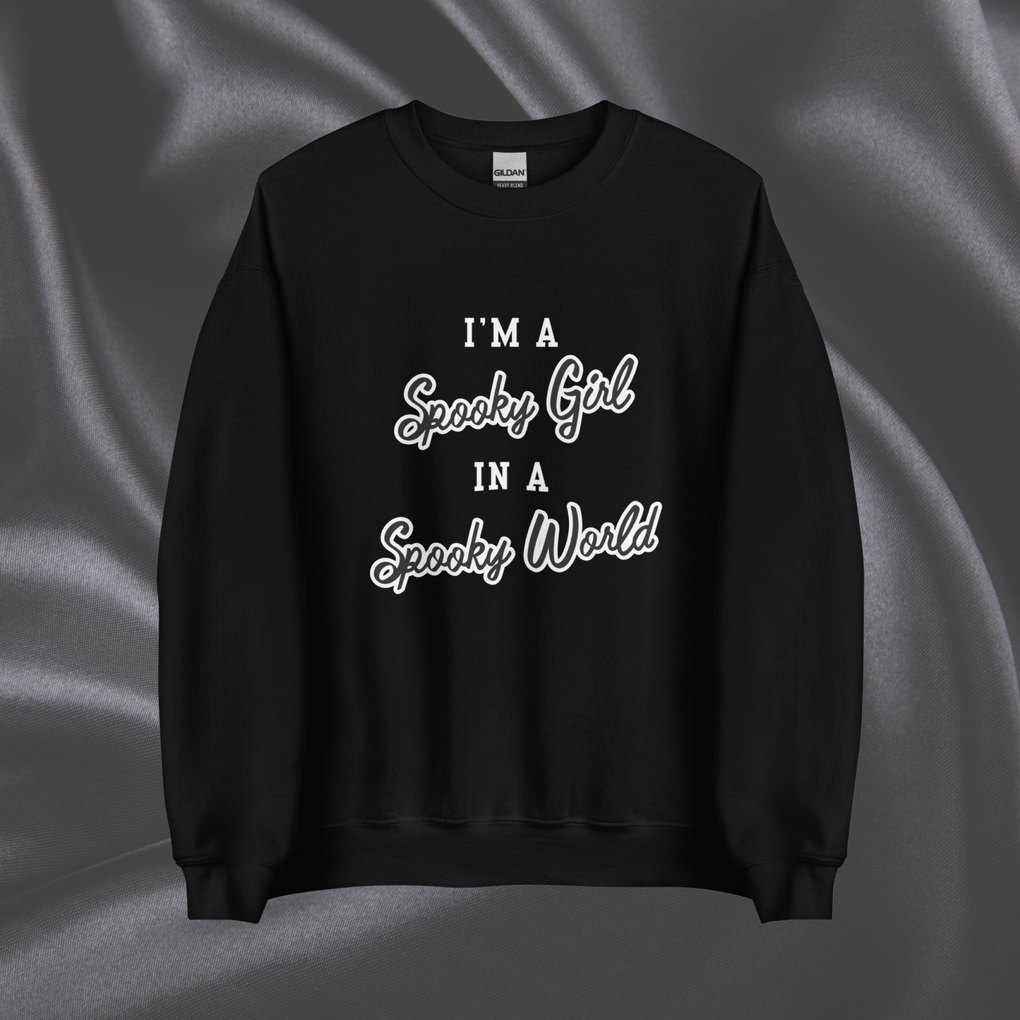 Spooky Girl Crewneck | Black