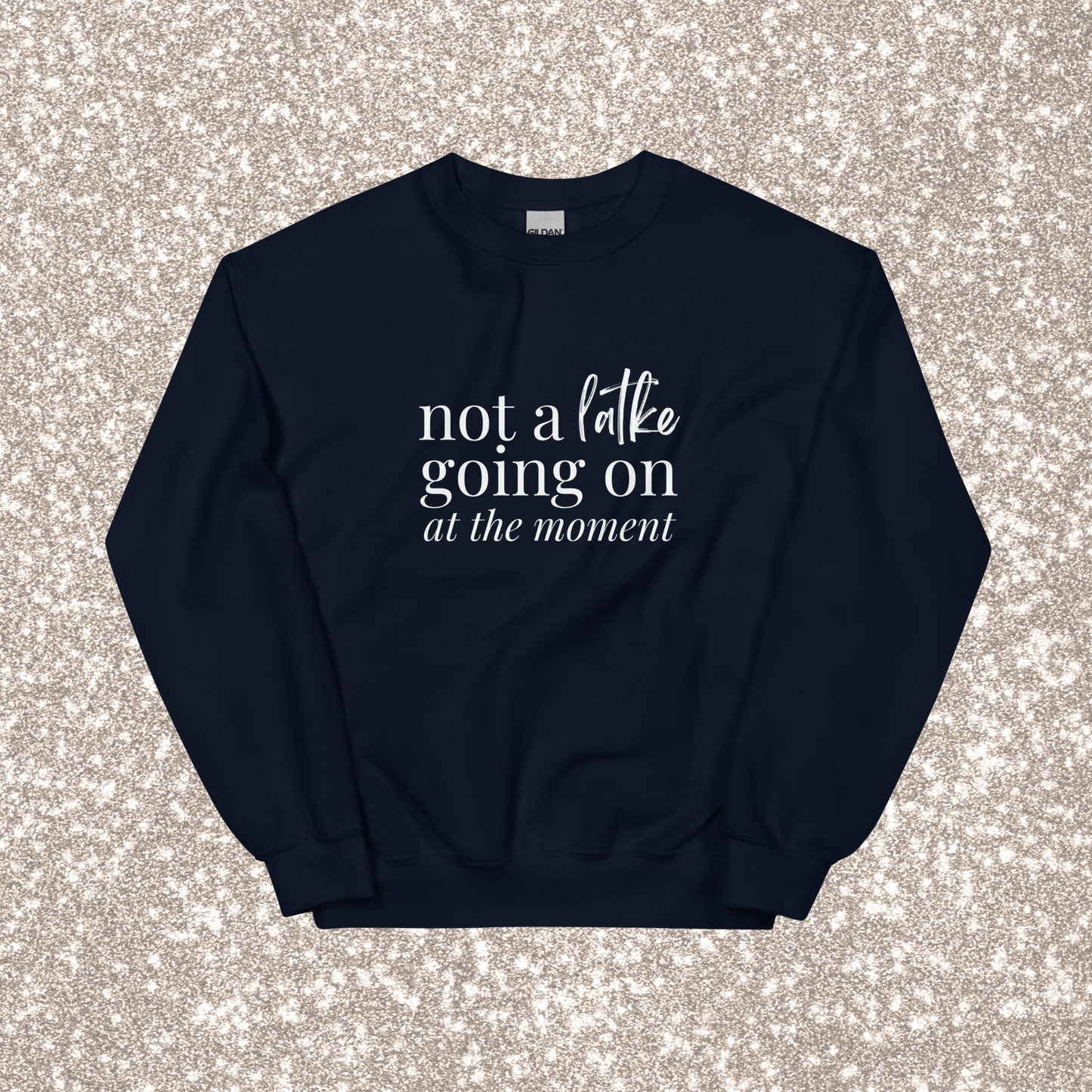 Not a Latke Crewneck | Navy