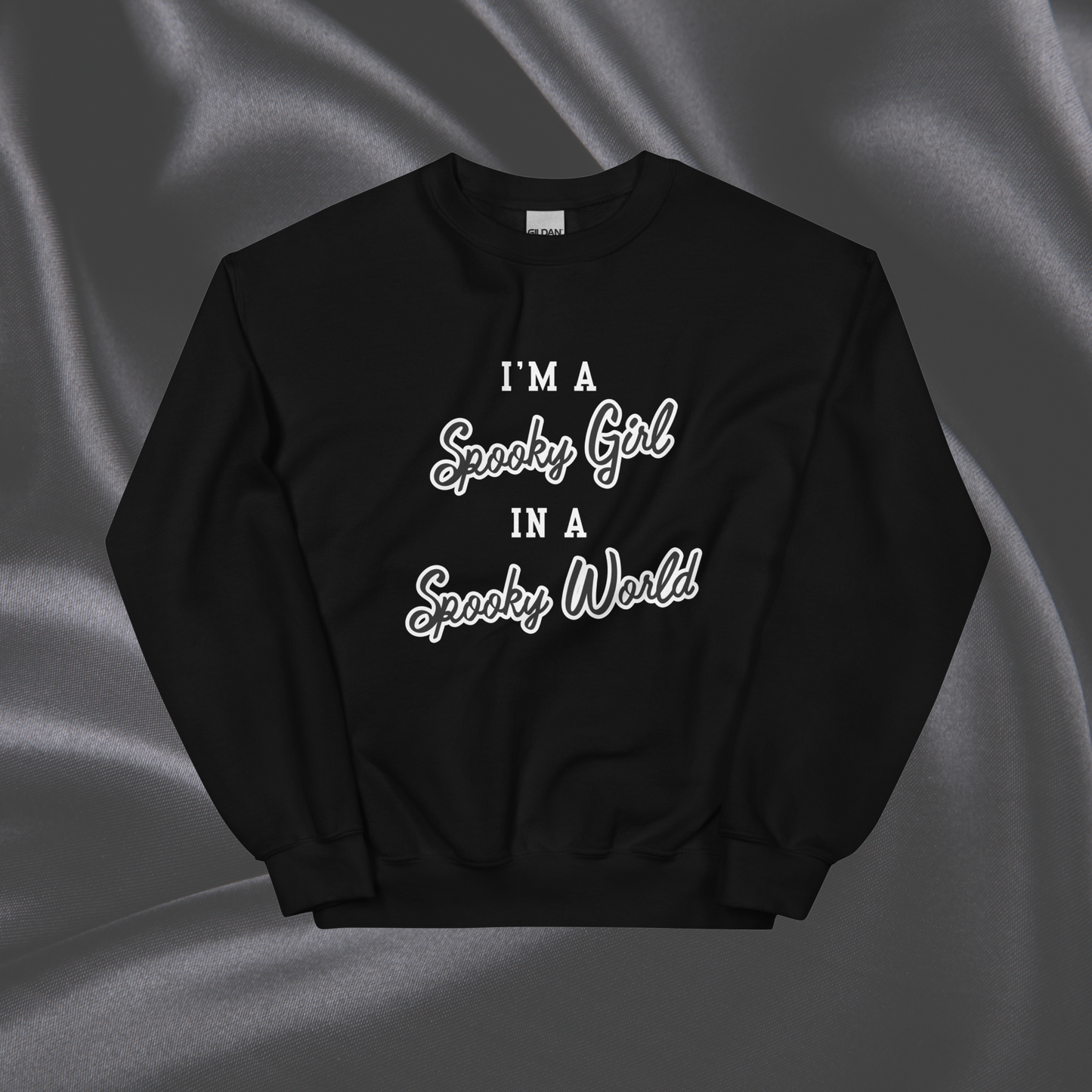 Spooky Girl Crewneck | Black