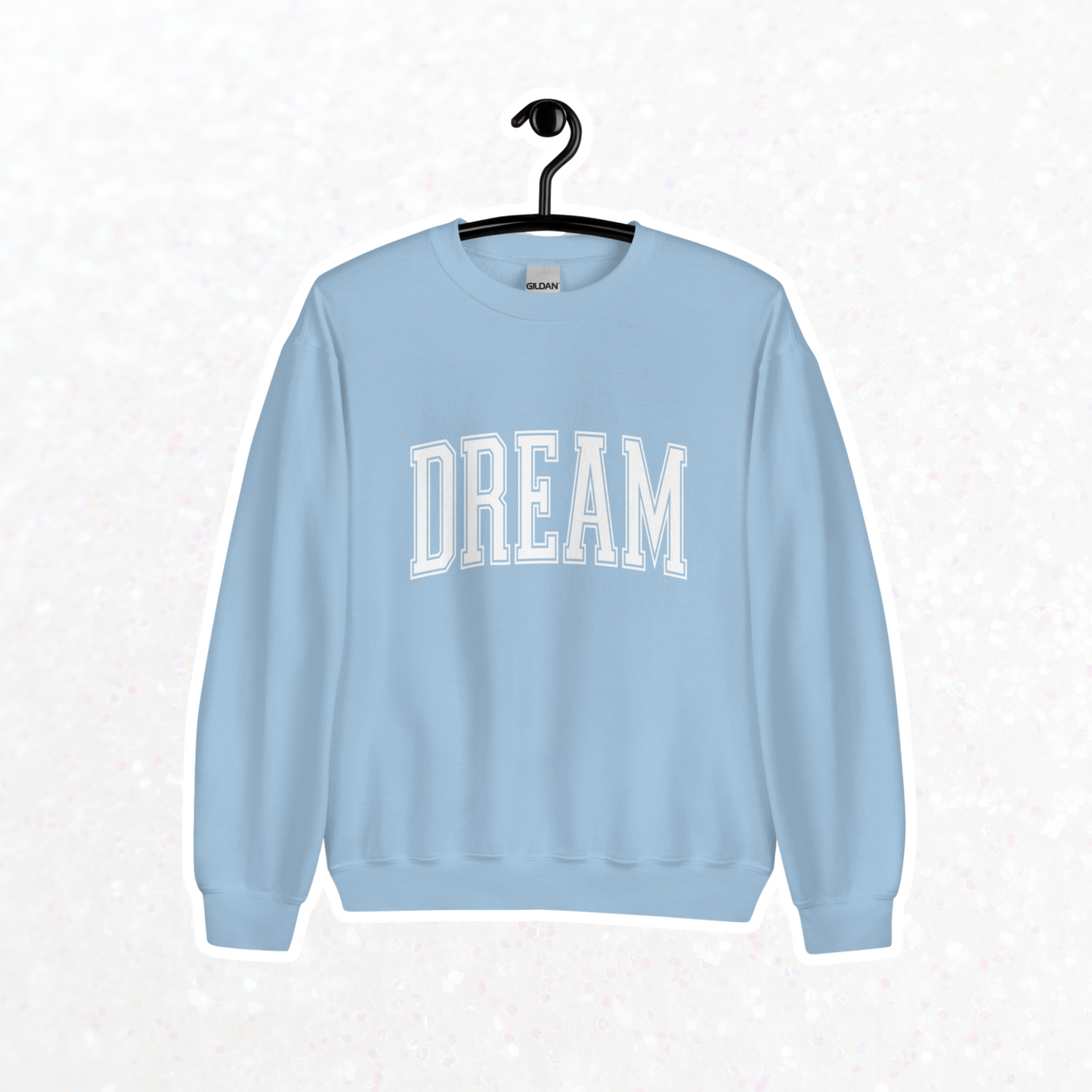 Varsity Dream Crewneck | Light Blue