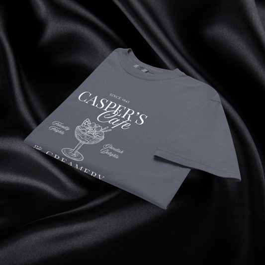 Casper's Cafe Comfort Colors Tee | Denim