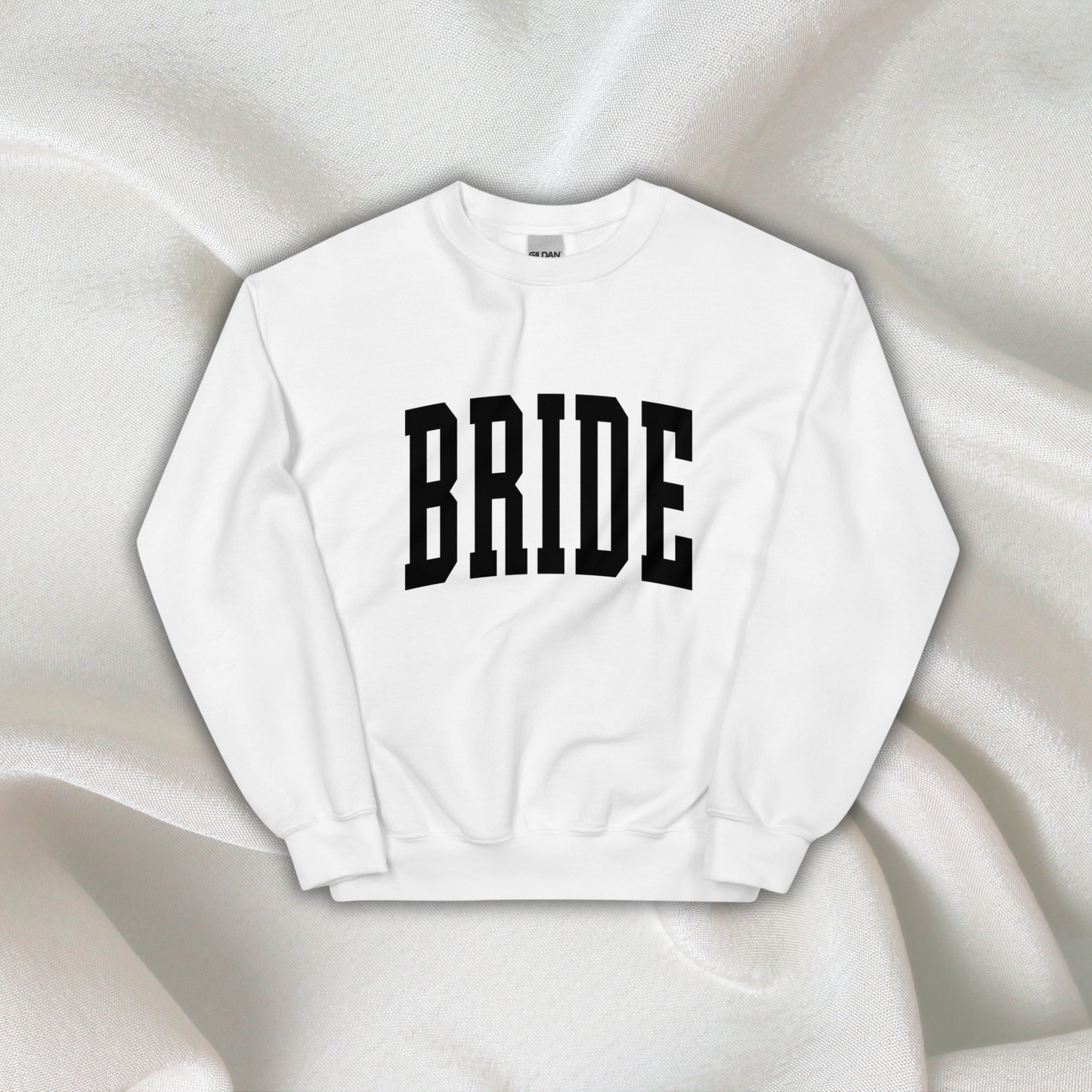 Varsity Bride Crewneck | White