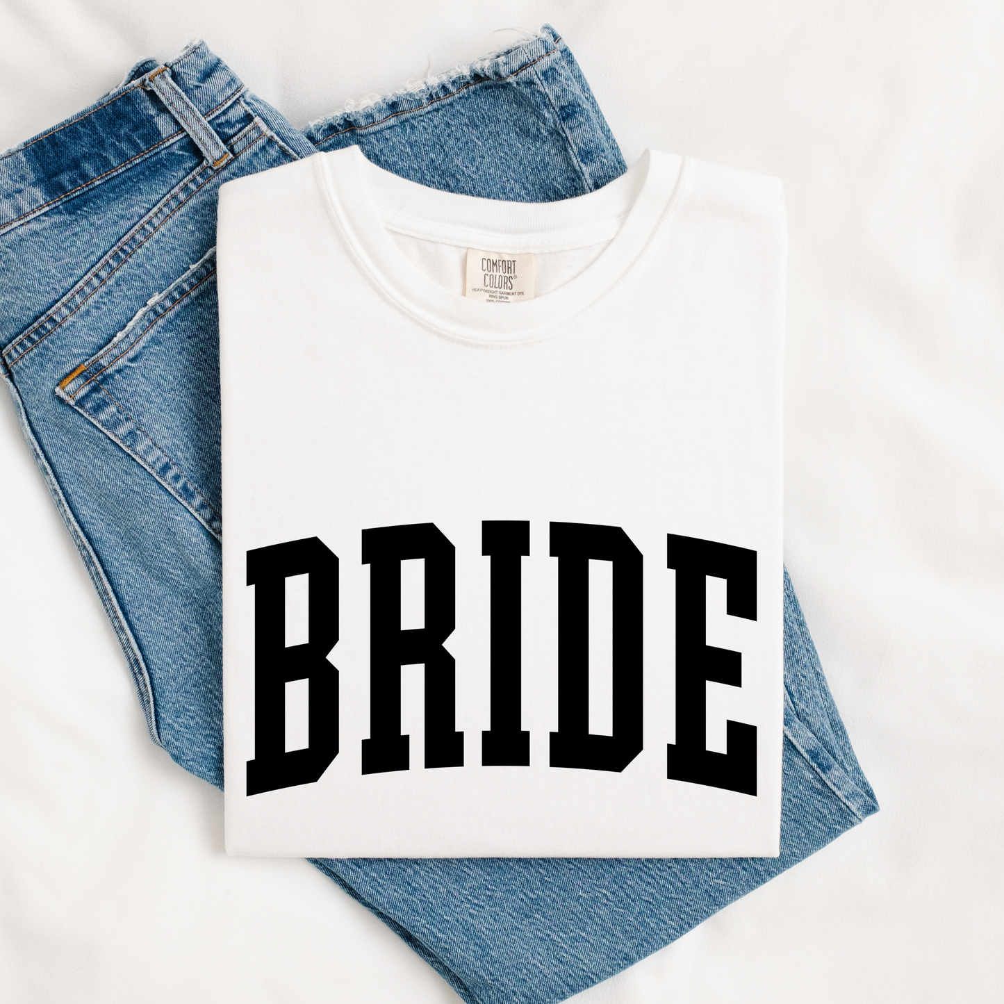 Varsity Bride Comfort Colors Tee | White