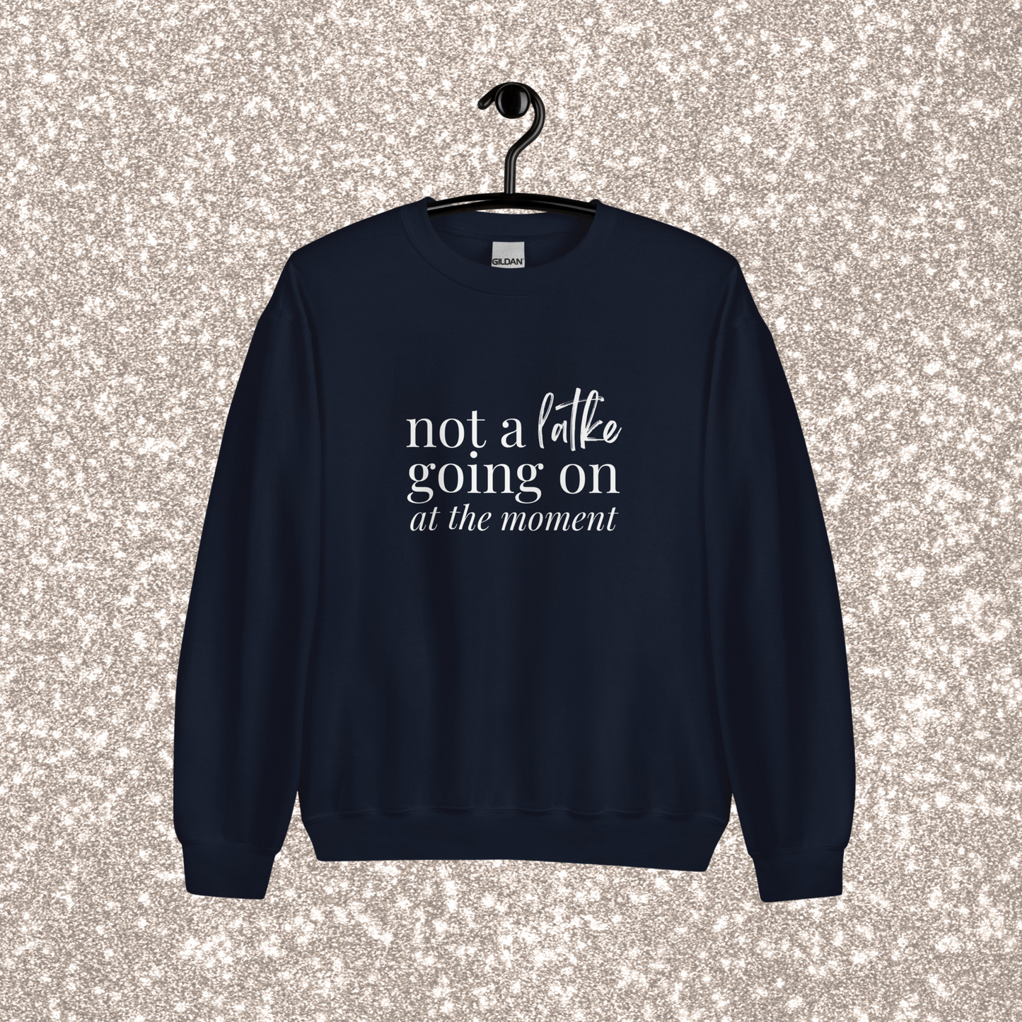 Not a Latke Crewneck | Navy