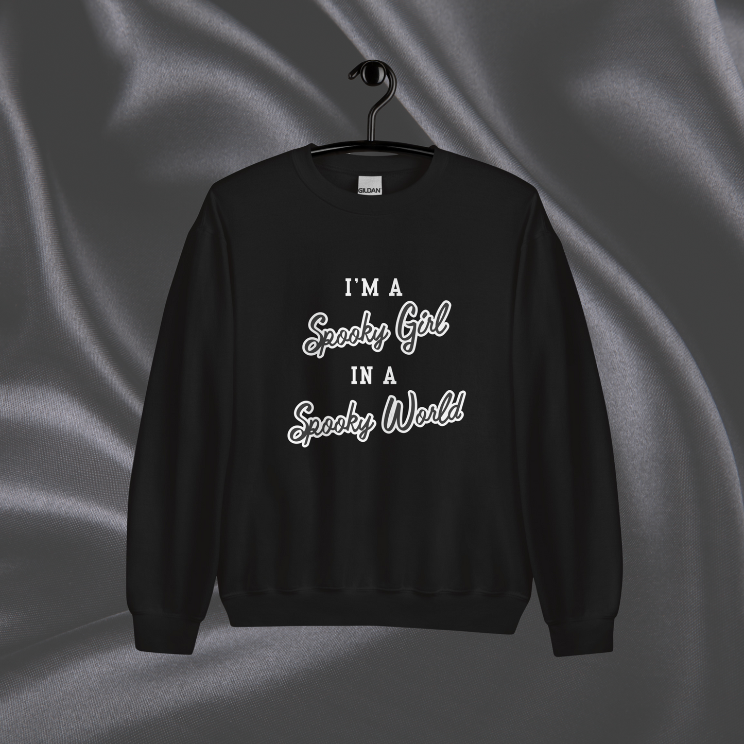 Spooky Girl Crewneck | Black