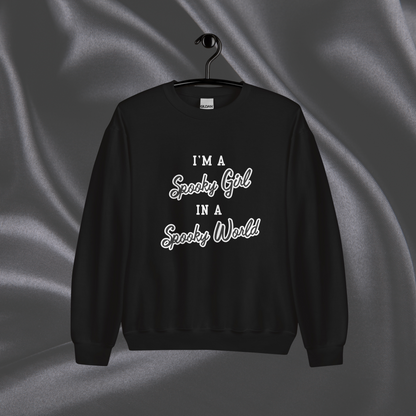Spooky Girl Crewneck | Black