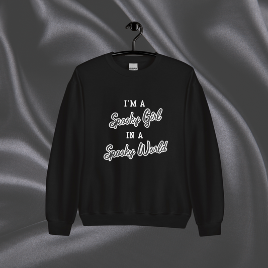 Spooky Girl Crewneck | Black