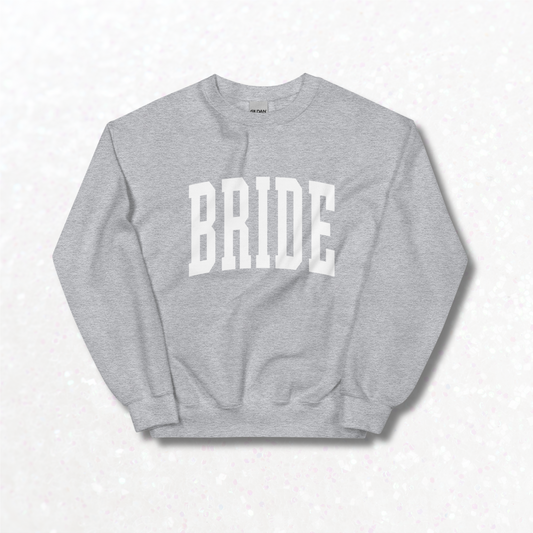 Varsity Bride Crewneck | Sport Gray