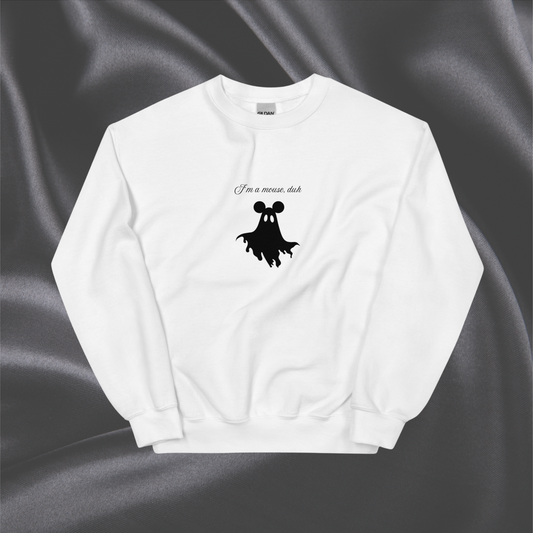 I'm a Mouse Crewneck | White