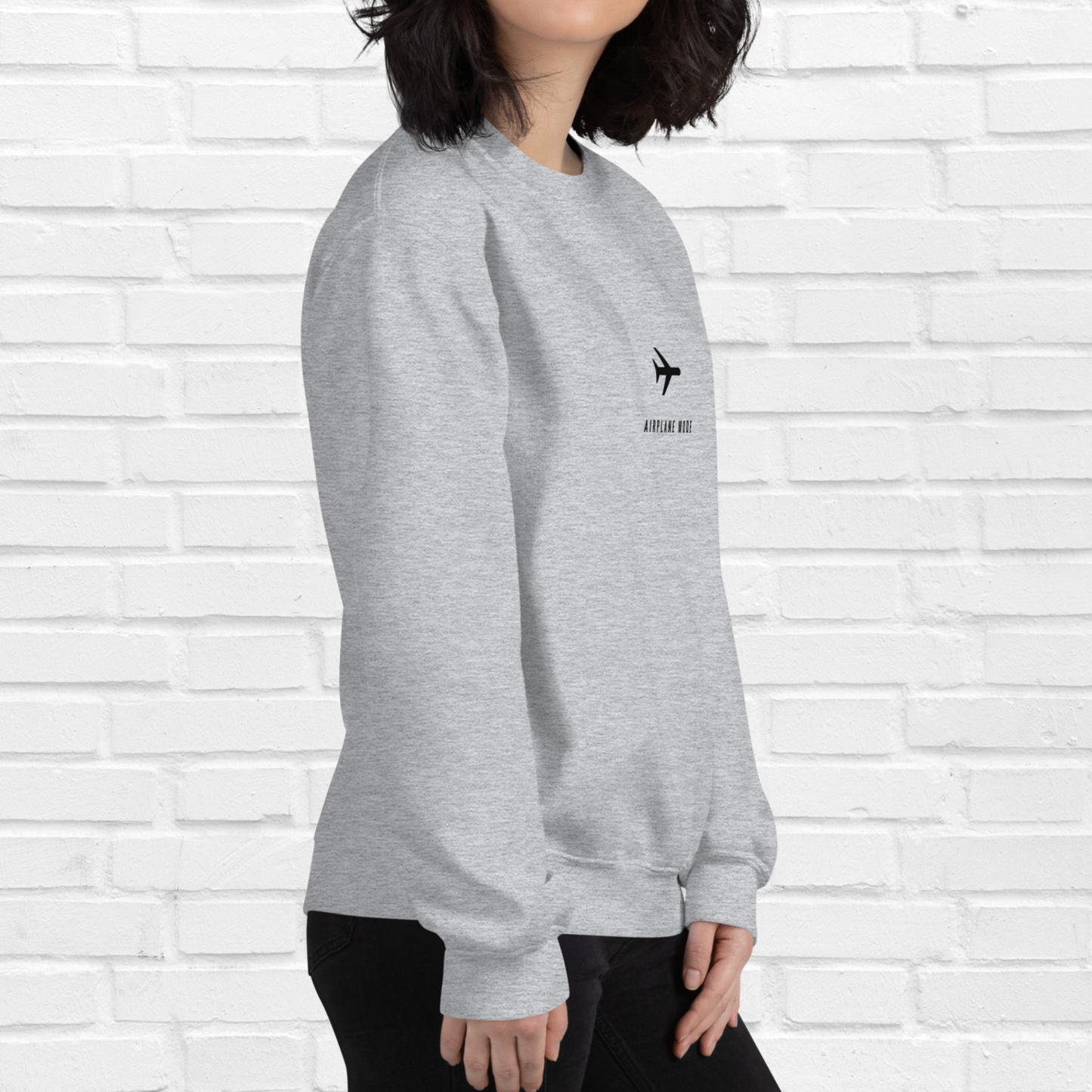 Sweat-shirt en mode avion | Gris 