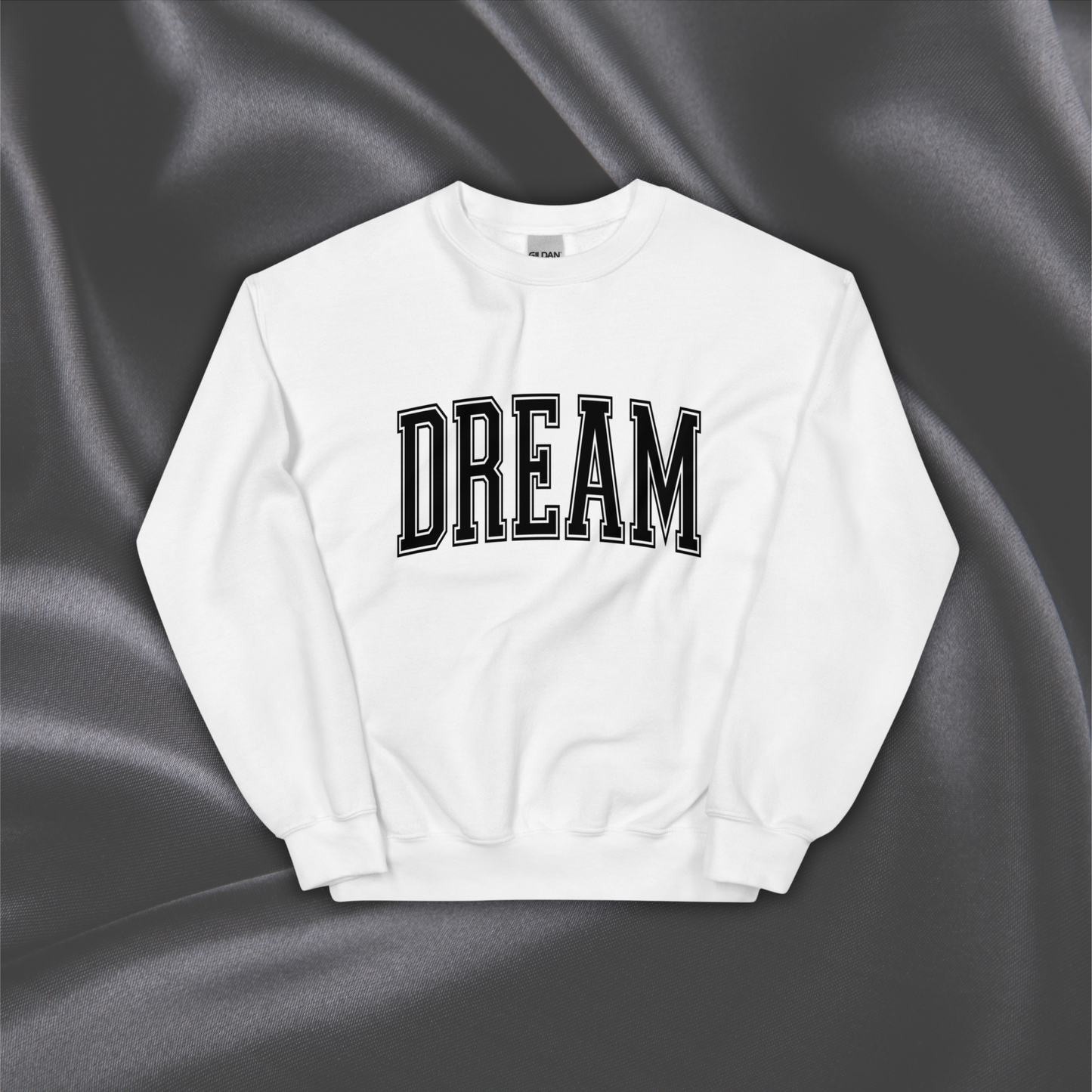 Varsity Dream Crewneck | White