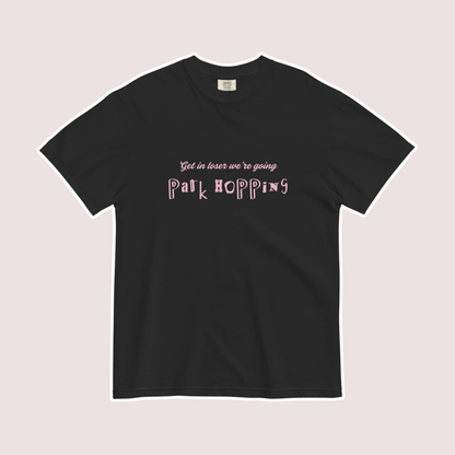 Get in Loser Comfort Colors Tee | Black (Pink Print)