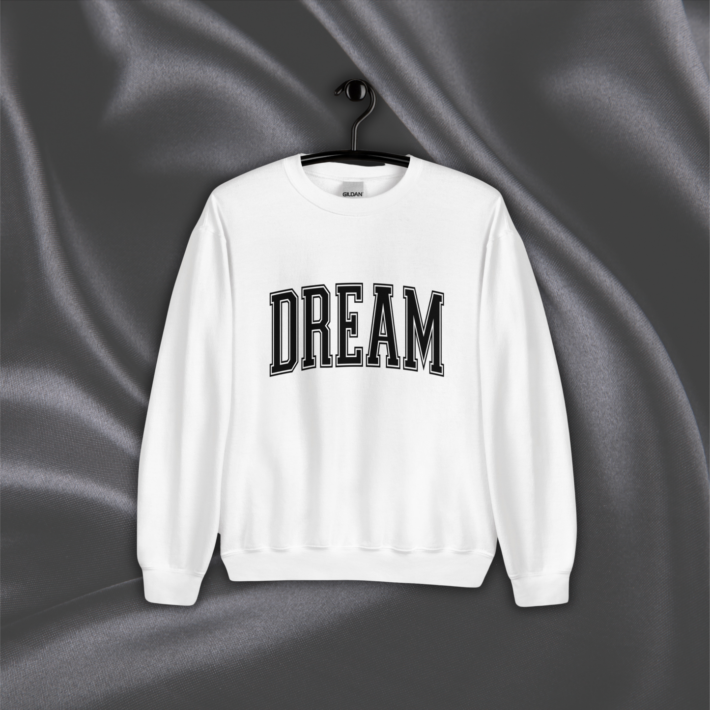 Varsity Dream Crewneck | White