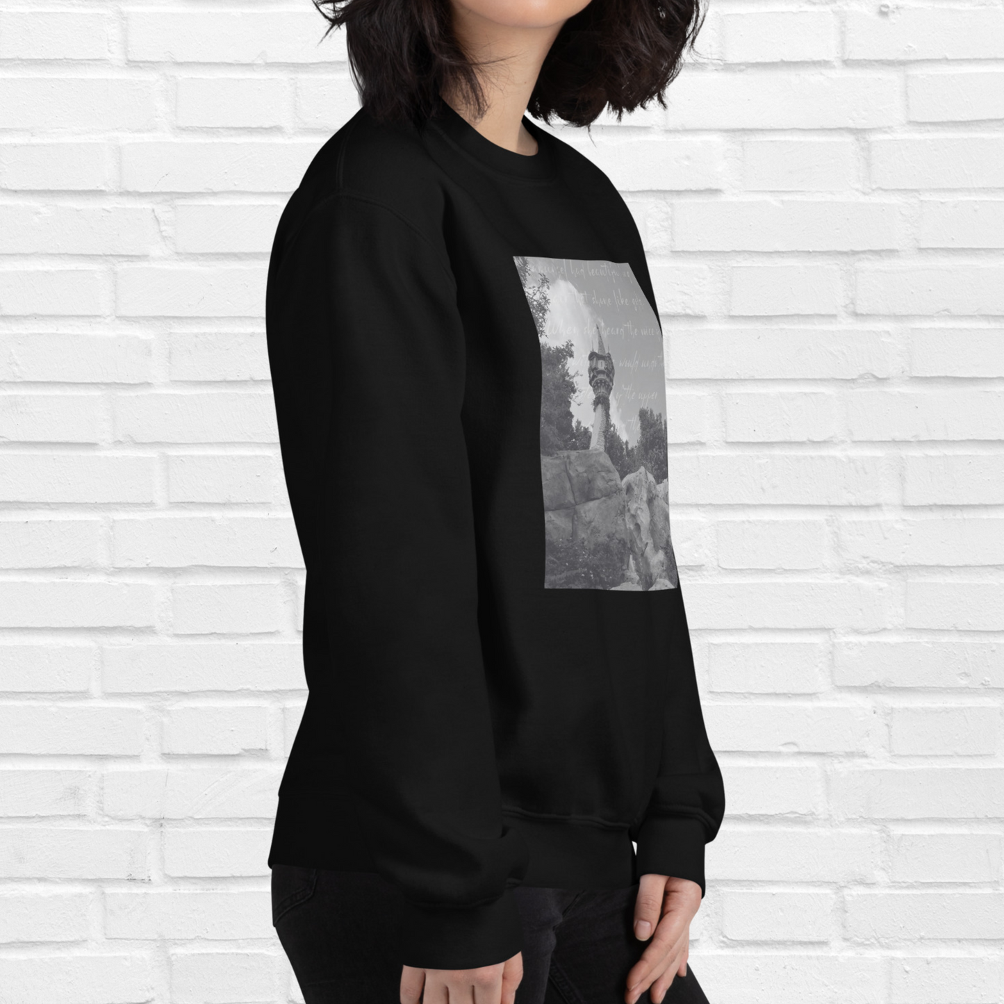 Le sweat-shirt de la tour | Noir