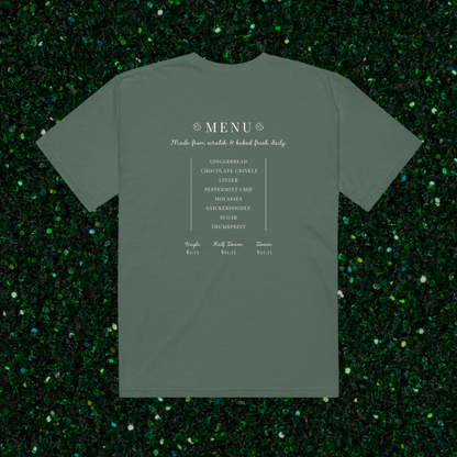 Kringle's Cookie Co. Comfort Colors Tee | Blue Spruce