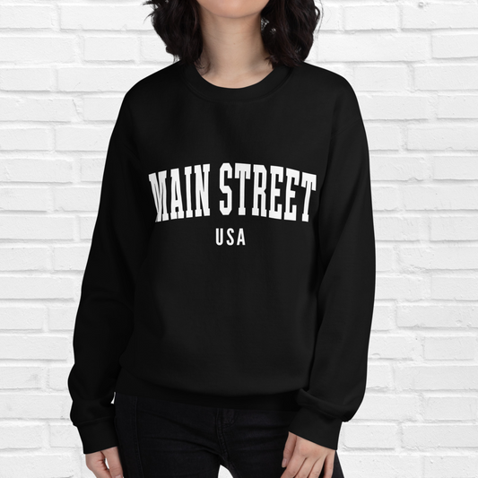 Main Street USA Crewneck | Black