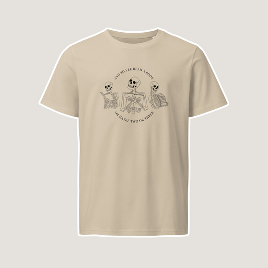 Literary Skeletons Stanley/Stella Organic Tee | Desert Dust