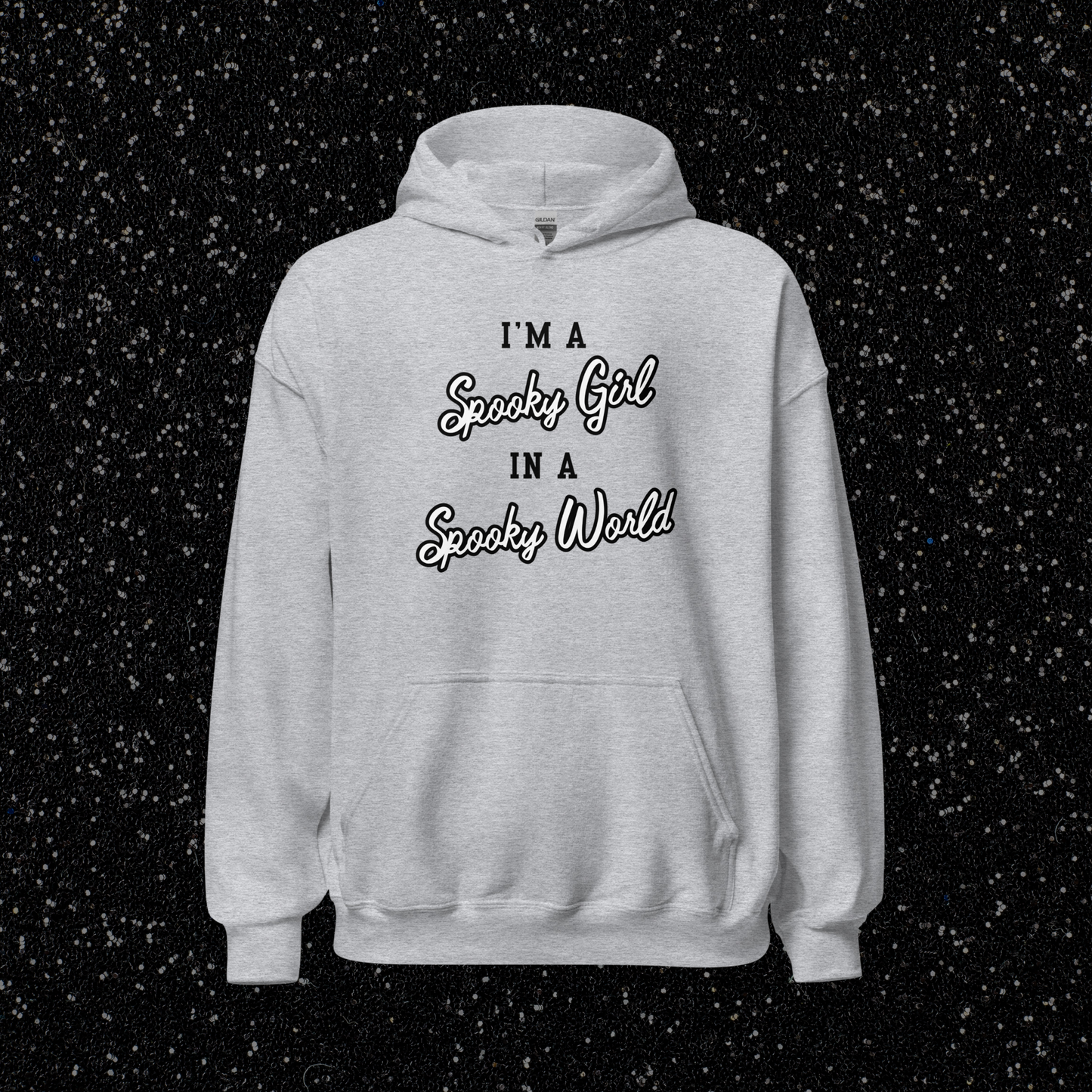 Spooky Girl Hoodie | Sport Gray