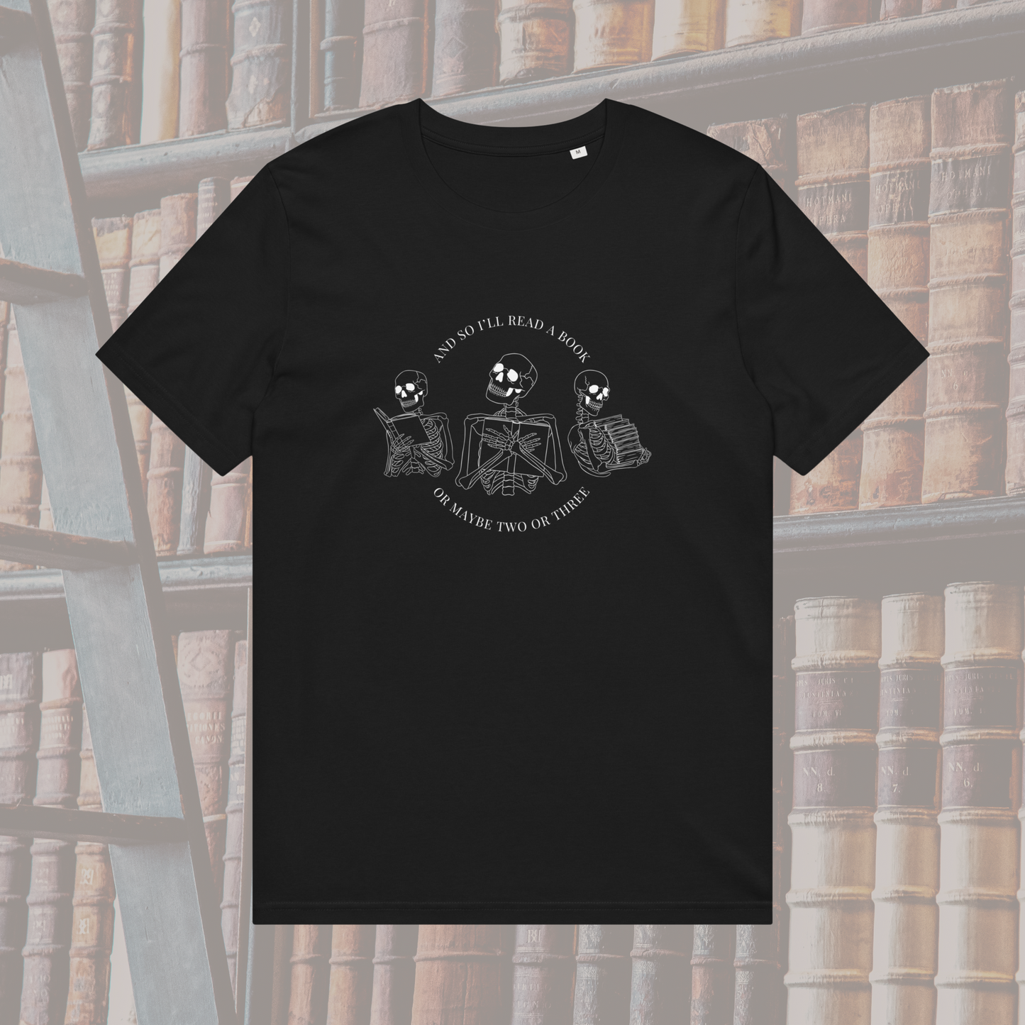 Literary Skeletons Stanley/Stella Organic Tee | Black