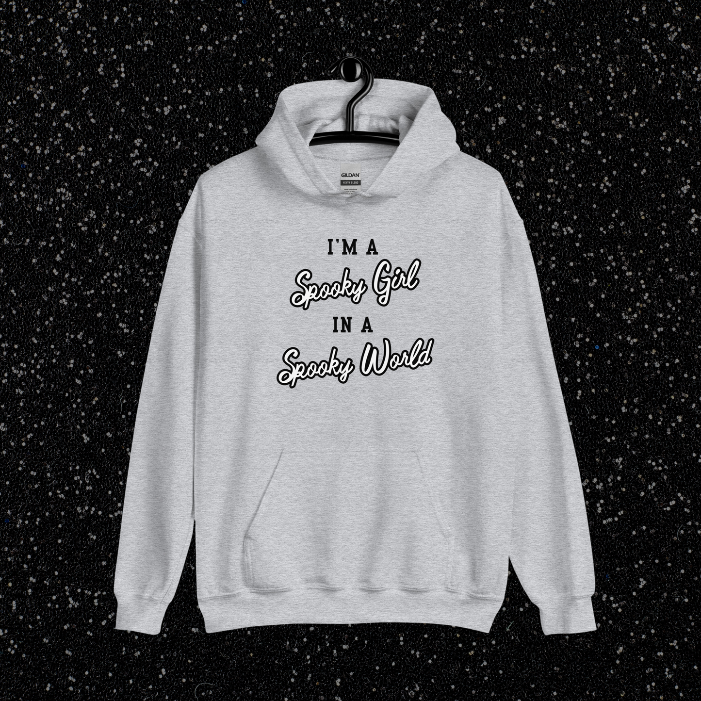 Spooky Girl Hoodie | Sport Gray