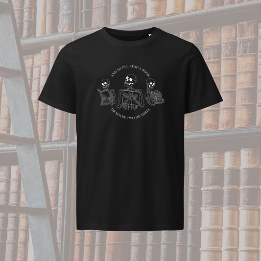 Literary Skeletons Stanley/Stella Organic Tee | Black