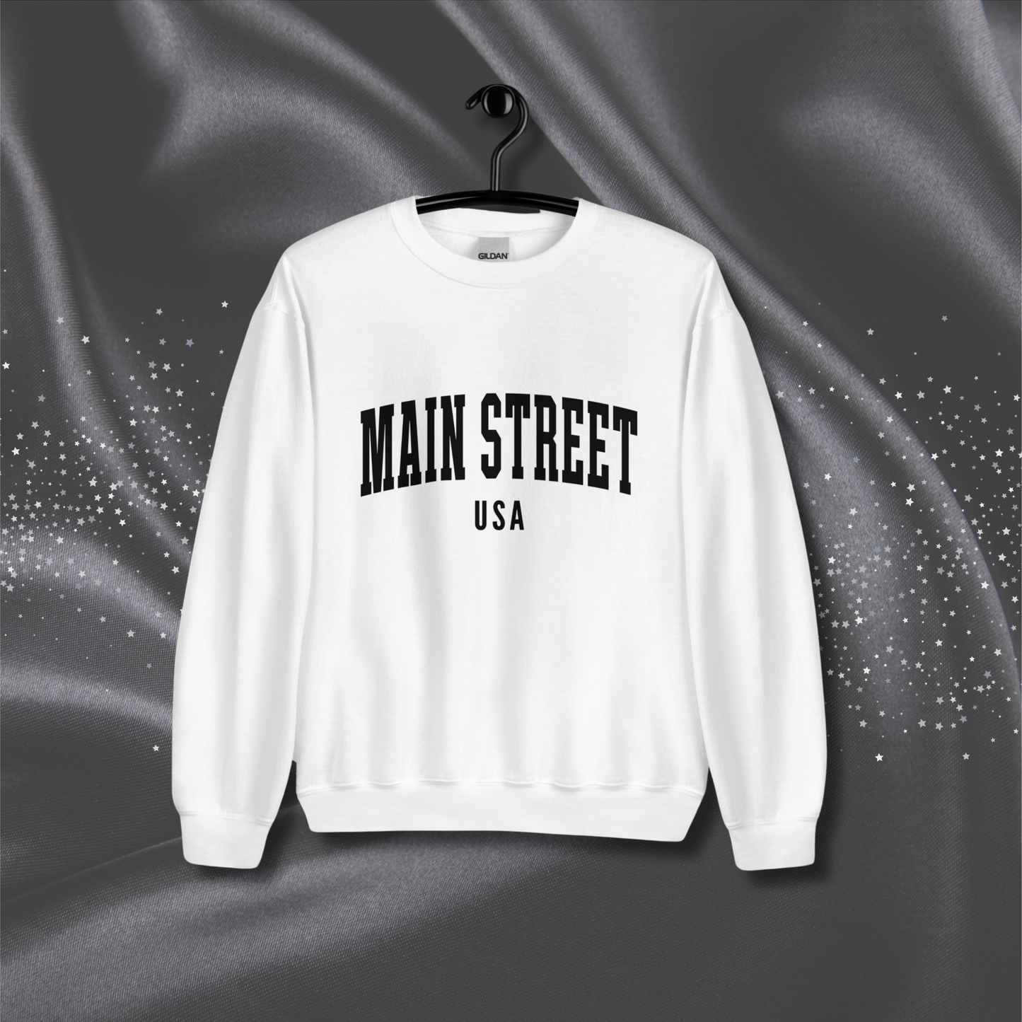 Main Street USA Crewneck | White