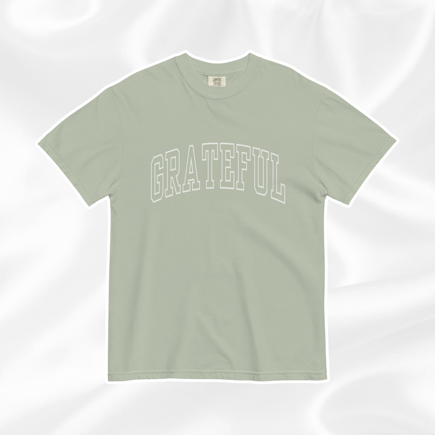 Varsity Grateful Comfort Colors Tee | Bay