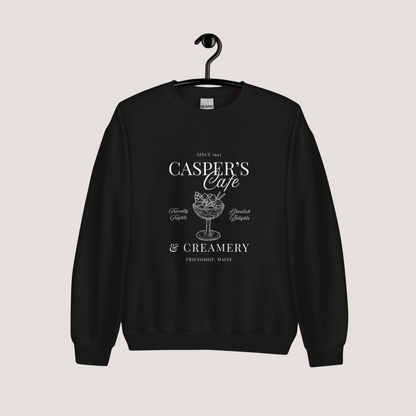 Casper's Cafe Crewneck | Black