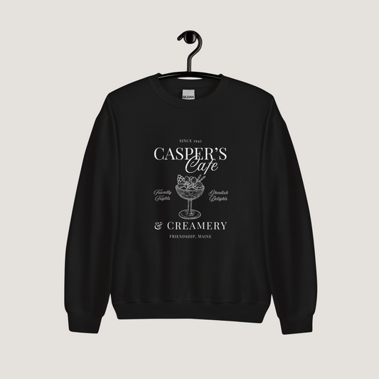 Casper's Cafe Crewneck | Black